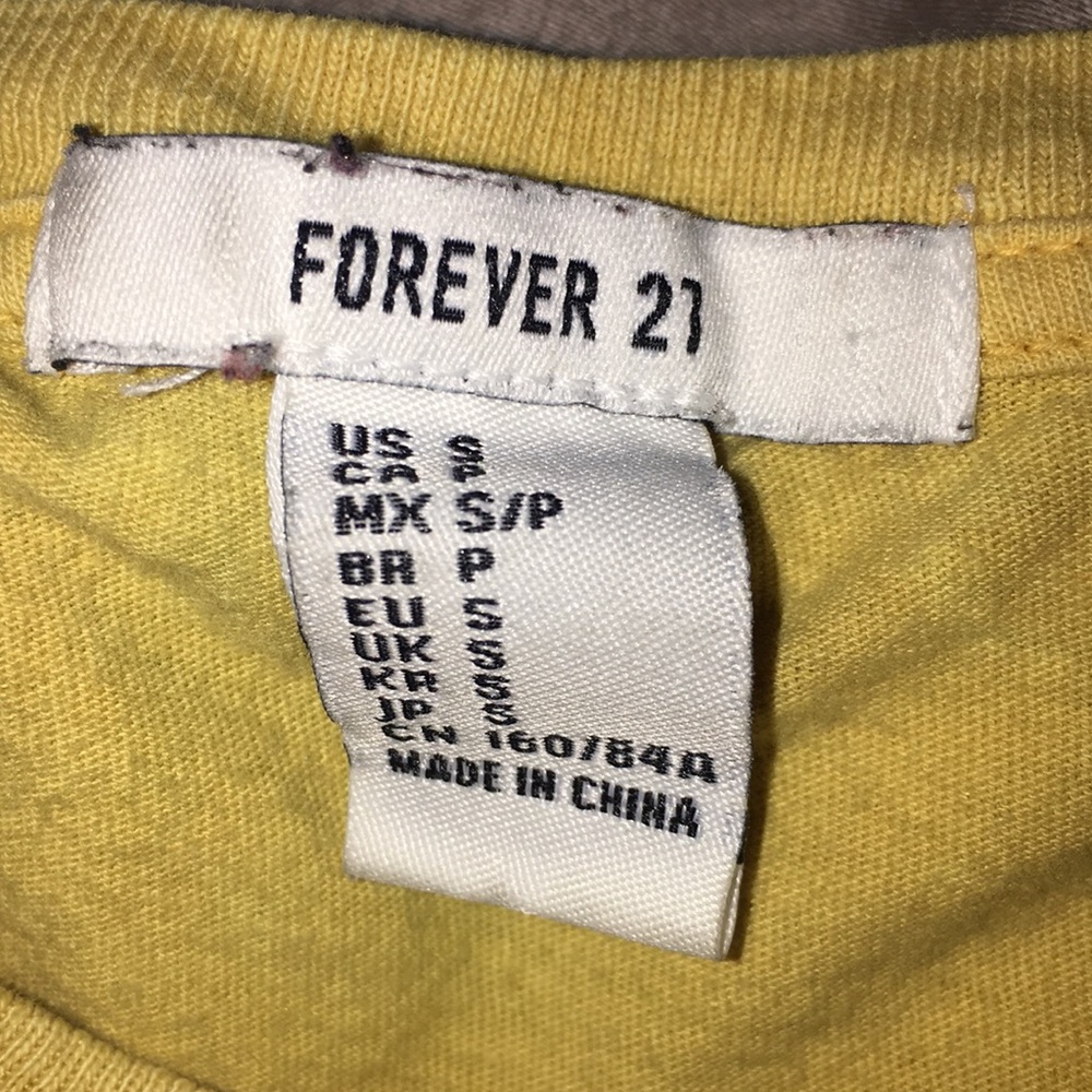 Tee. Yellow. - Picture 2 of 3